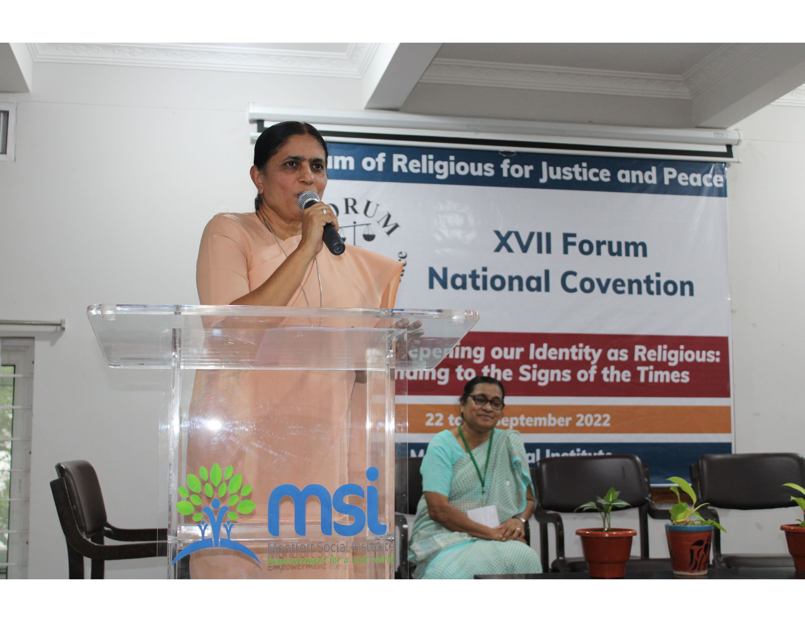 The ‘Forum of Religious for Justice and Peace’ held its XVII National Convention at the Montfort Social Institute, Hyderabad, Telangana from 22 to 24 September 2022.